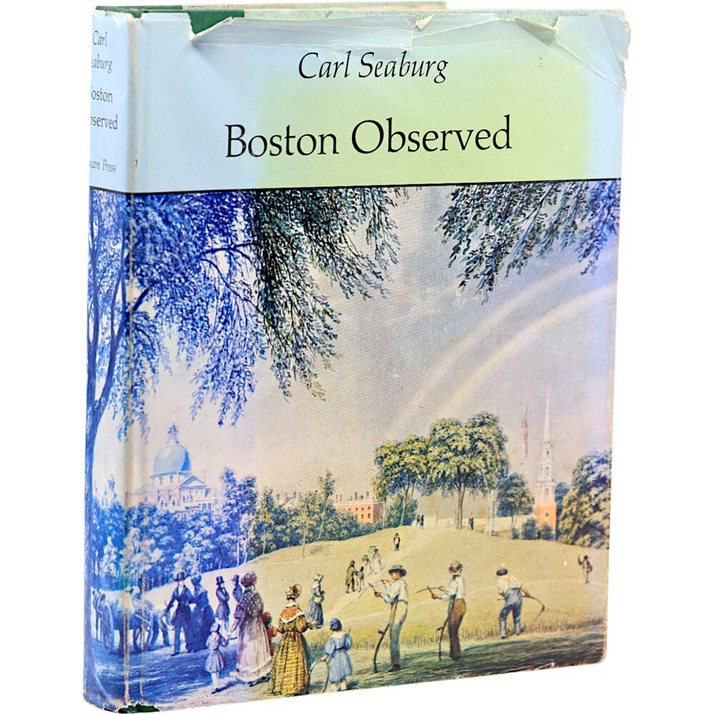 Boston Observed by Carl Seaburg Hardcover Book Beacon Press w/ Dust Jacket